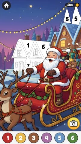 Christmas Color By Number для Android — скриншот 1