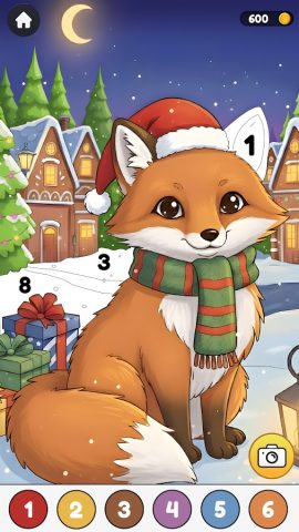 Christmas Color By Number для Android — скриншот 3