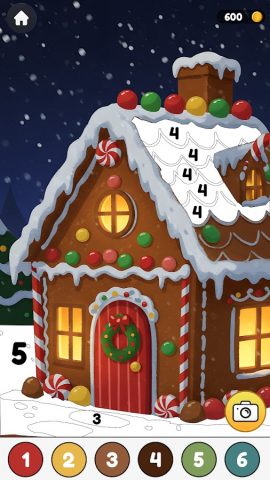 Christmas Color By Number для Android — скриншот 4