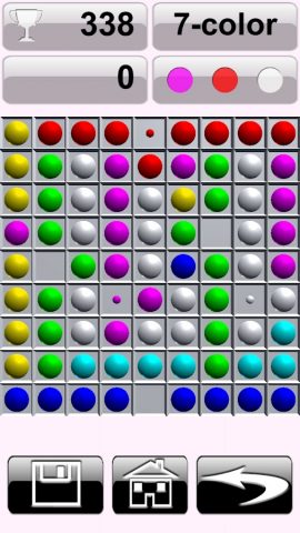 Color Lines 98 для Android — скриншот 1