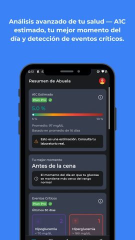 Control de la Glucosa для Android — скриншот 2