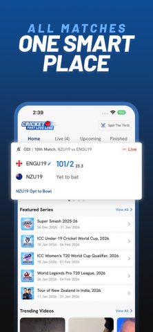 Cricket Fast Live Line для iOS — скриншот 3