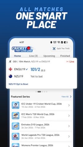 Cricket Fast Live Line — CFLL для Android — скриншот 1