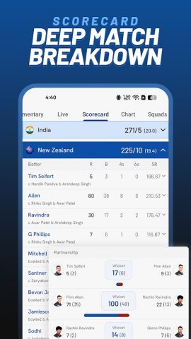 Cricket Fast Live Line — CFLL для Android — скриншот 4