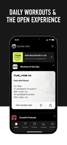 CrossFit для Android — скриншот 1