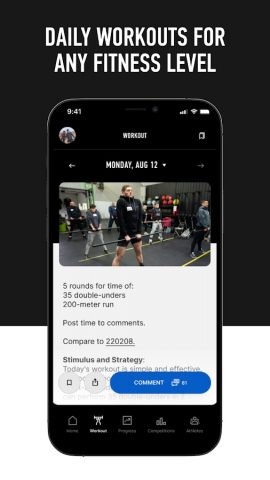 CrossFit для Android — скриншот 4