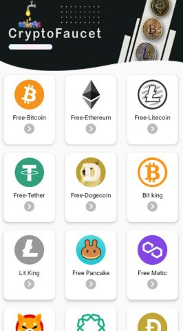 Crypto Faucet — Earn Crypto для Android — скриншот 1