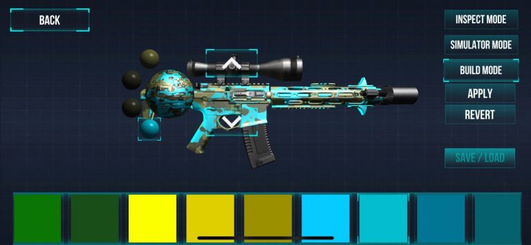 Custom Gun Simulator 3D для iOS — скриншот 3