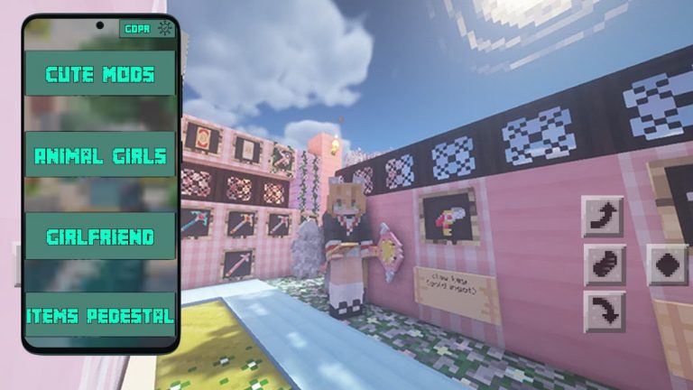 Cute Mods for Girls Minecraft для Android — скриншот 1