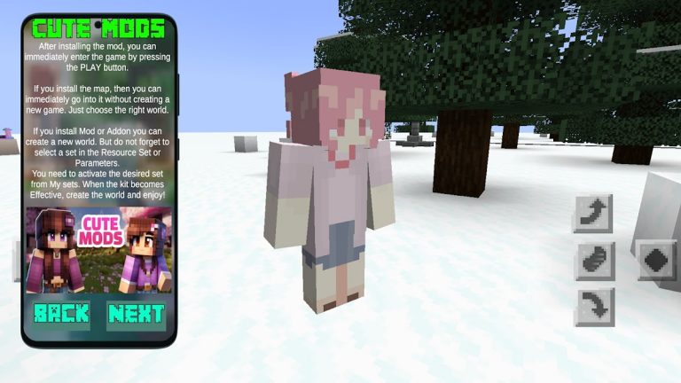 Cute Mods for Girls Minecraft для Android — скриншот 5