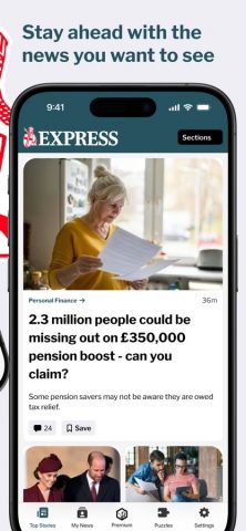 Daily Express для iOS — скриншот 3