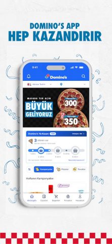 Domino’s Pizza Türkiye для Android — скриншот 1