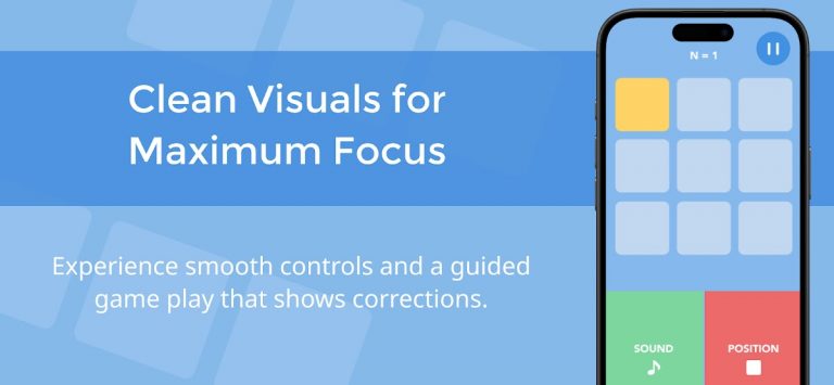 Dual N-Back: Memory Training для Android — скриншот 4