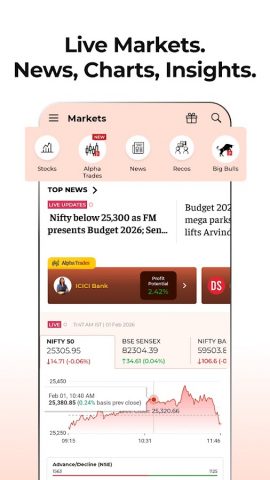 Economic Times : Business News для Android — скриншот 2