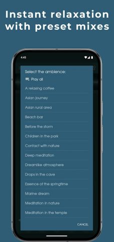 Эмбиенс: звуки для сна — скриншот 5
