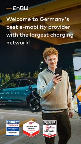 EnBW mobility+: EV charging для Android — скриншот 1