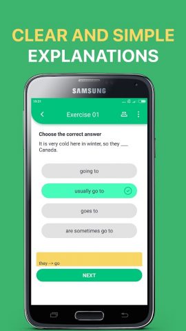 English Grammar Exercises для Android — скриншот 3