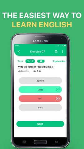 English Grammar Exercises для Android — скриншот 5