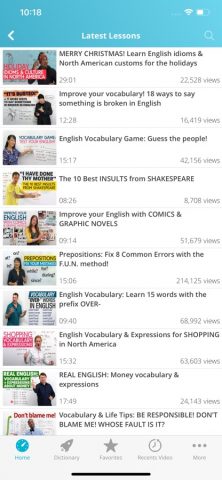 Engvid Sub — Native Speakers для iOS — скриншот 5
