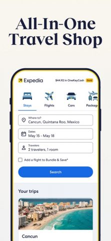Expedia для iOS — скриншот 1