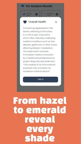 Eye Color Identifier: AI Scan для Android — скриншот 3