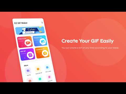 Ez GIF Maker: Convertor&Editor для Android — официальный трейлер