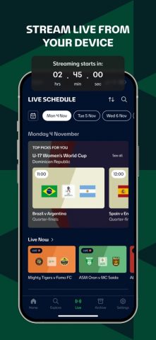 FIFA+ Stream Live Football TV для iOS — скриншот 3