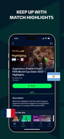 FIFA+ Stream Live Football TV для iOS — скриншот 4