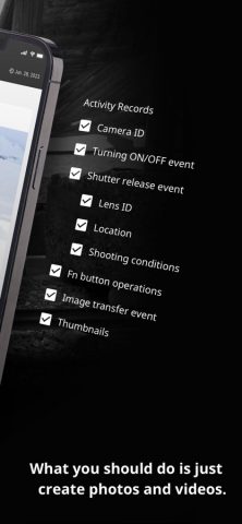 FUJIFILM XApp для iOS — скриншот 4