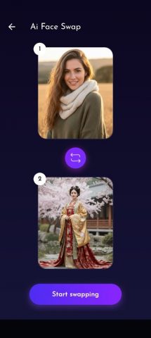 FaceSwap — AI Face Changer для Android — скриншот 1