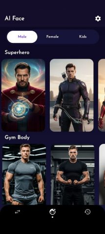 FaceSwap — AI Face Changer для Android — скриншот 3