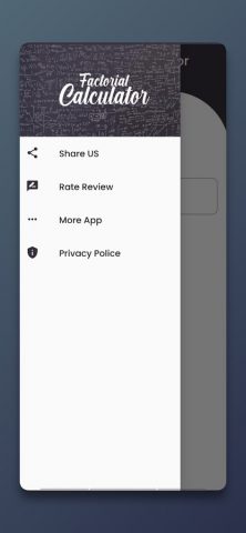 Factorial Calculator для Android — скриншот 4