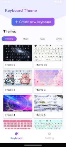 Fast Typing Keyboard для Android — скриншот 2