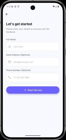 Feedback для Android — скриншот 2