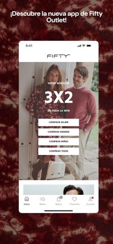 Fifty Outlet | Outlet moda для Android — скриншот 1