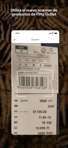 Fifty Outlet | Outlet moda для Android — скриншот 5