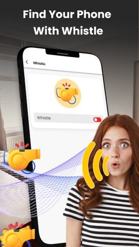 Clap to Find Phone or Whistle для Android — скриншот 2