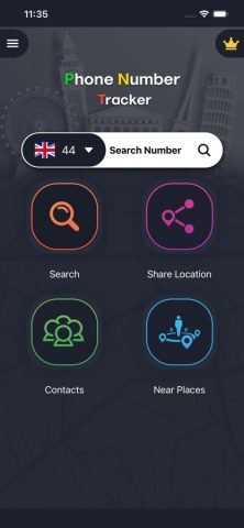 Find Phone Number Location для iOS — скриншот 1