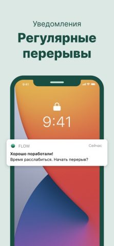 Flow: Focus & Pomodoro Timer для iOS — скриншот 2