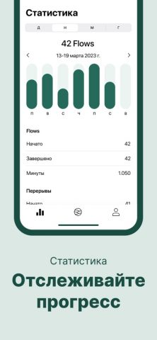 Flow: Focus & Pomodoro Timer для iOS — скриншот 3