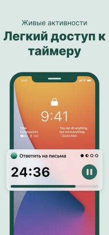Flow: Focus & Pomodoro Timer для iOS — скриншот 4