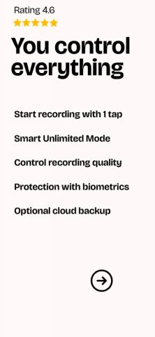 Фоновый видеорегистратор для Android — скриншот 3