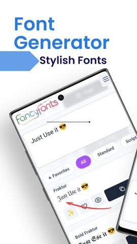 Font Generator — Fancy Text для Android — скриншот 1
