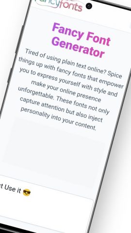 Font Generator — Fancy Text для Android — скриншот 2