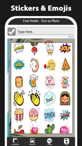 Font Studio текст к фотографии для Android — скриншот 3