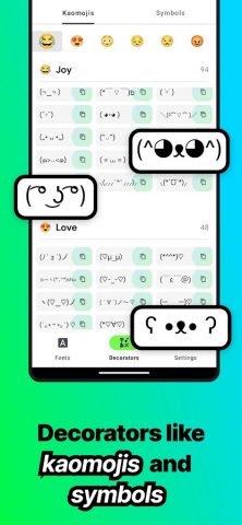 Fontify — Fonts for Instagram для Android — скриншот 4