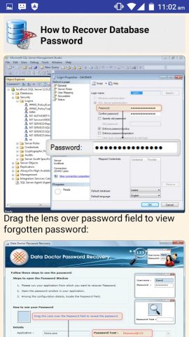 Forgot Password Recovery Help для Android — скриншот 4