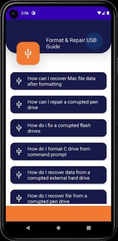 Format and Repair USB Guide для Android — скриншот 4
