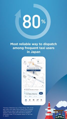 GO / Taxi app for Japan для Android — скриншот 3