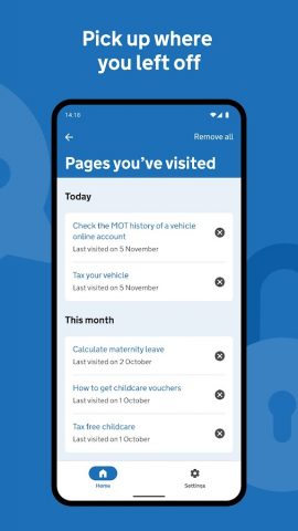 GOV.UK для Android — скриншот 4